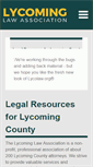 Mobile Screenshot of lycolaw.org